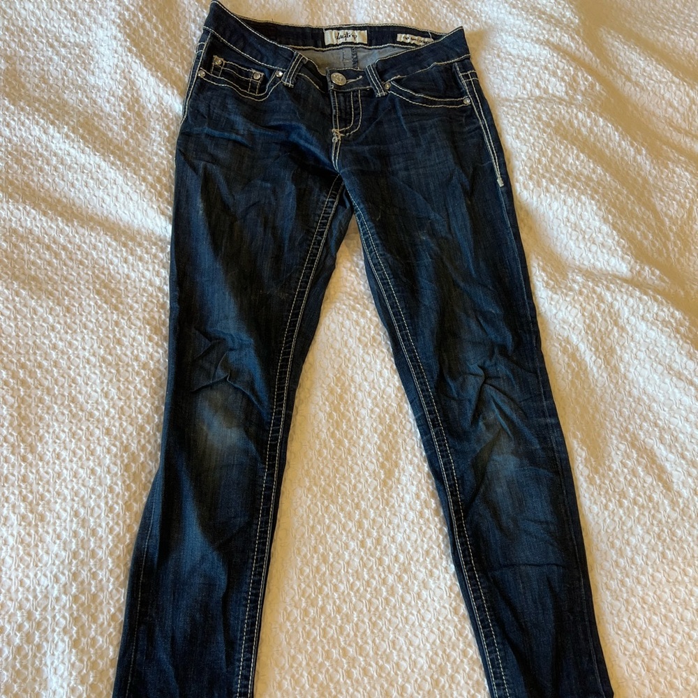 Day Trip Lynx Ankle Skinny Jeans, Size 27